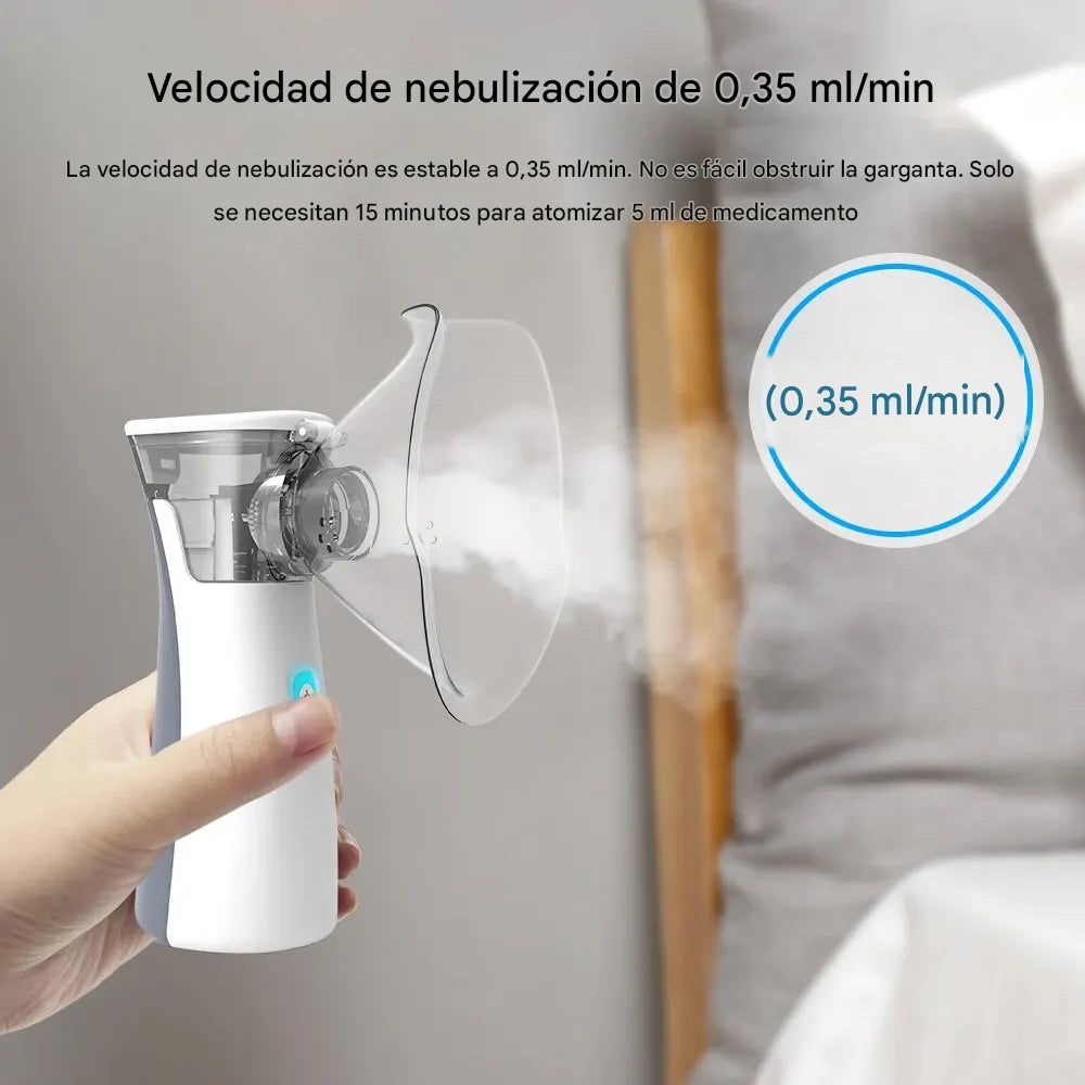 Inhalador Nebulizador Portátil Ultrasónico