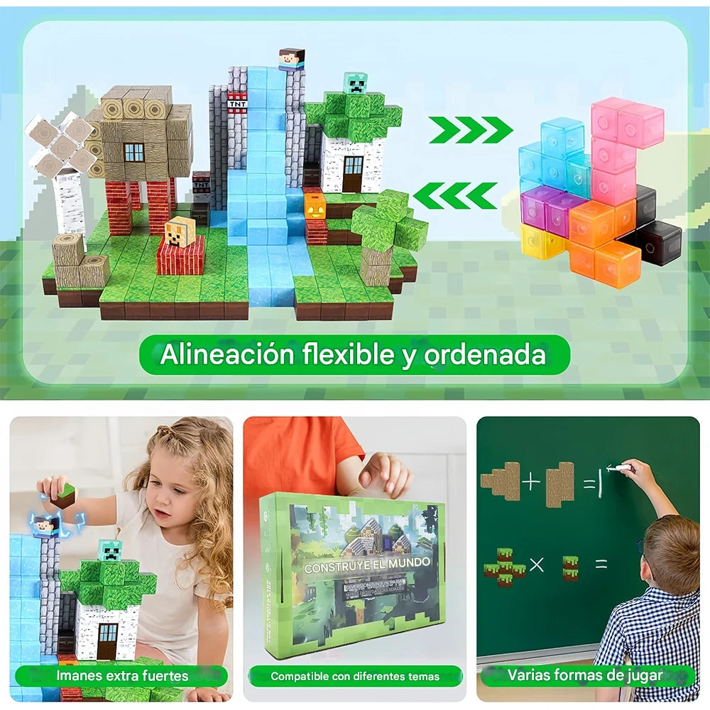 Kit de Construcción Mundo de Bloques 3D