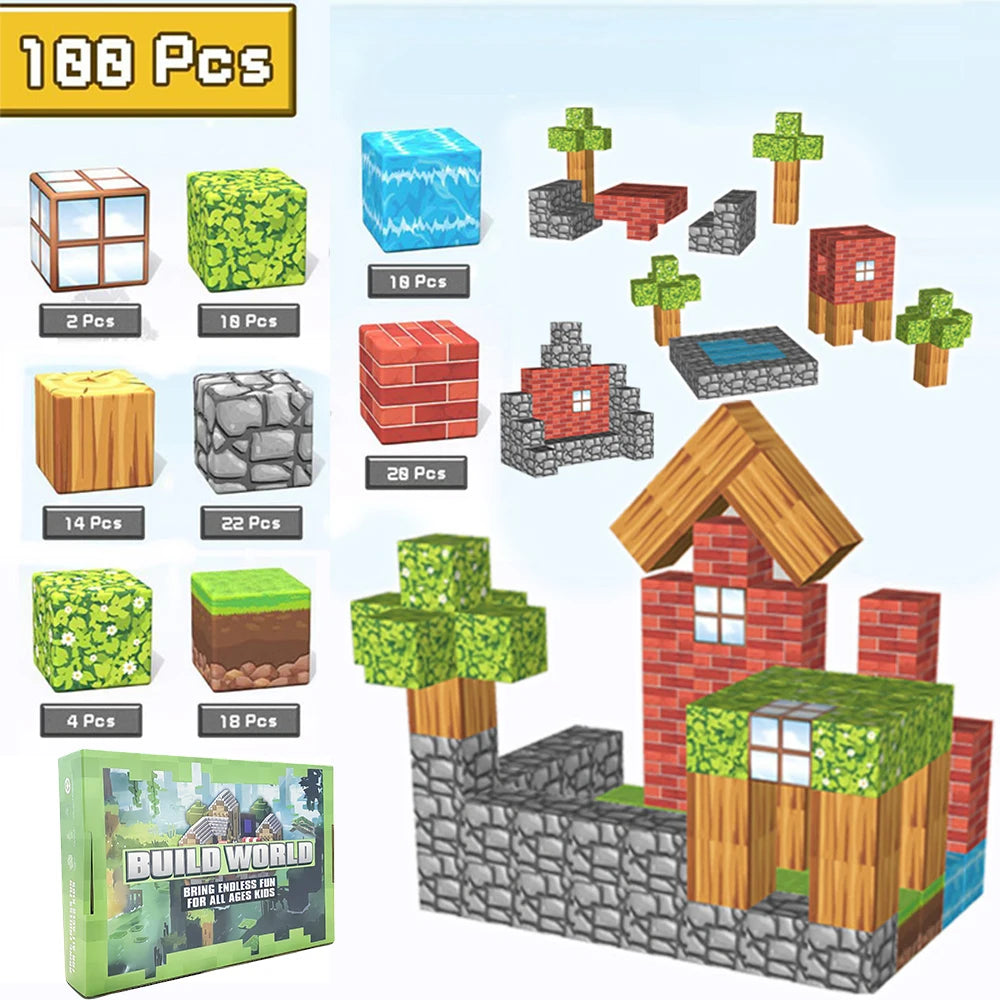 Kit de Construcción Mundo de Bloques 3D