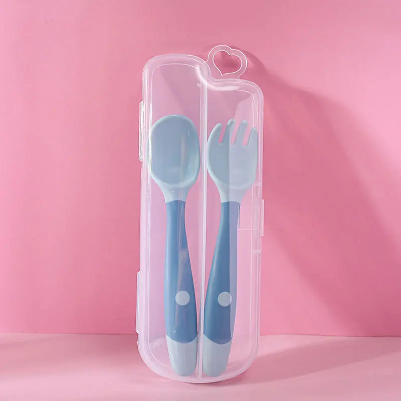 Juego de Cuchara & Tenedor Infantiles Ergonómicos