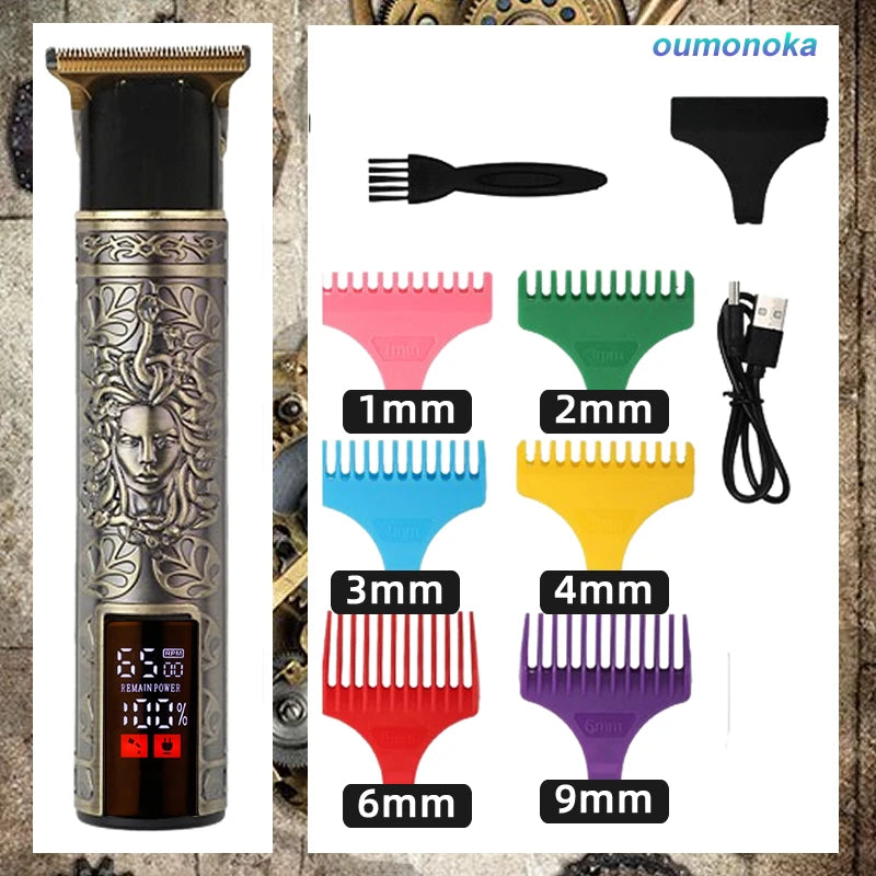 Recortadora Profesional T-Blade con Pantalla LED
