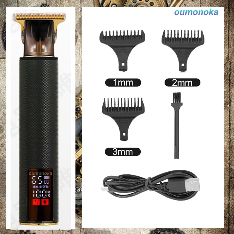 Recortadora Profesional T-Blade con Pantalla LED