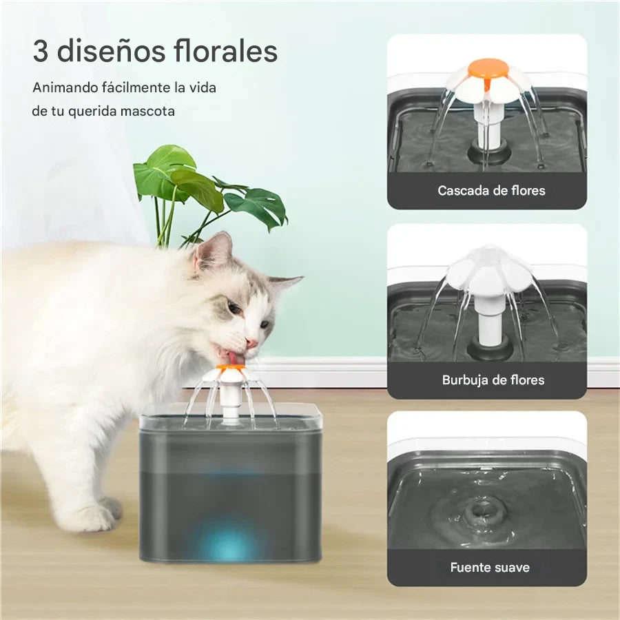 Comedero Automático + Fuente de Agua Inteligente para Mascotas
