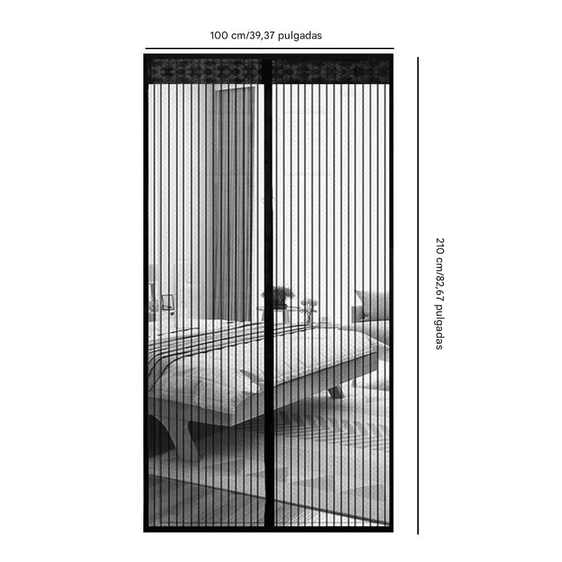 Cortina Mosquitera Magnética para Puerta