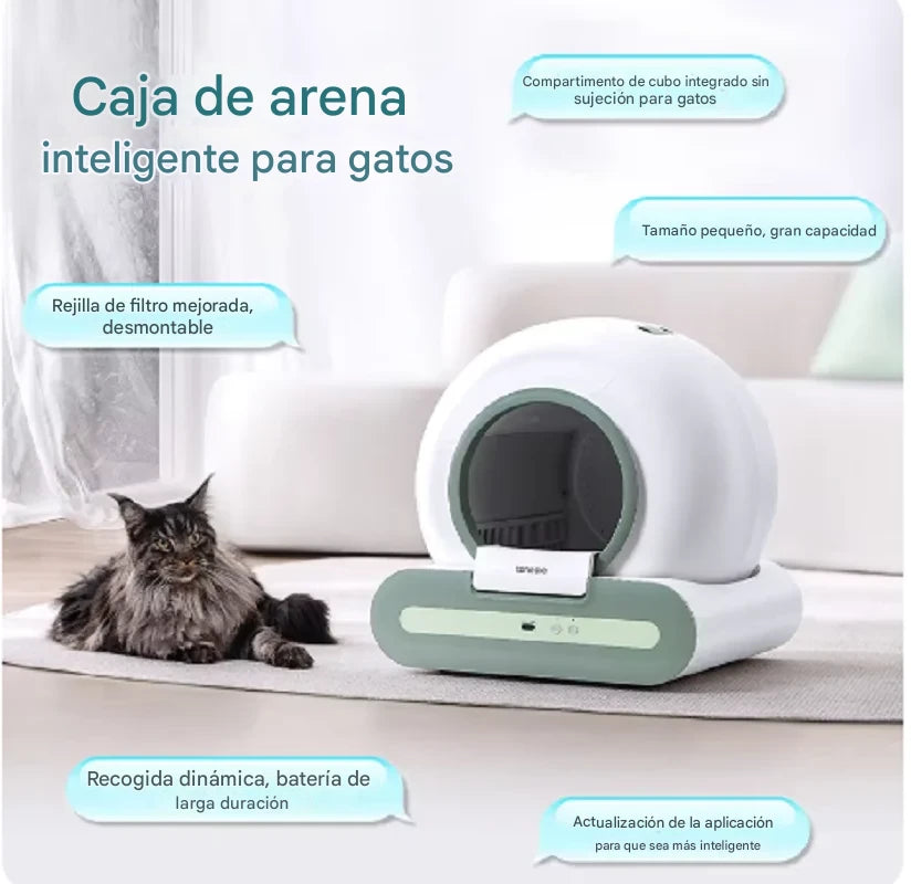 Arenero Automático Inteligente para Gatos