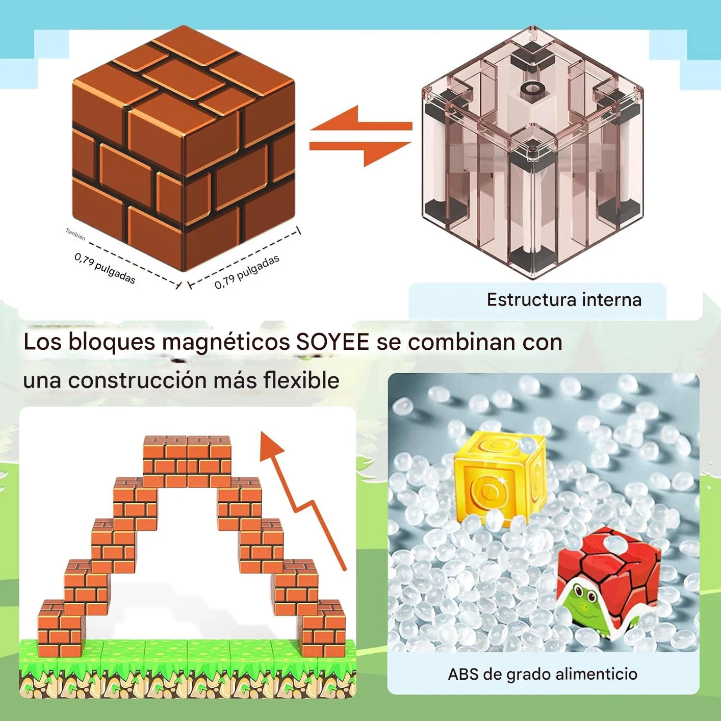 Kit de Construcción Mundo de Bloques 3D