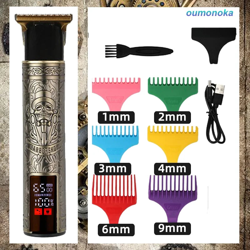 Recortadora Profesional T-Blade con Pantalla LED