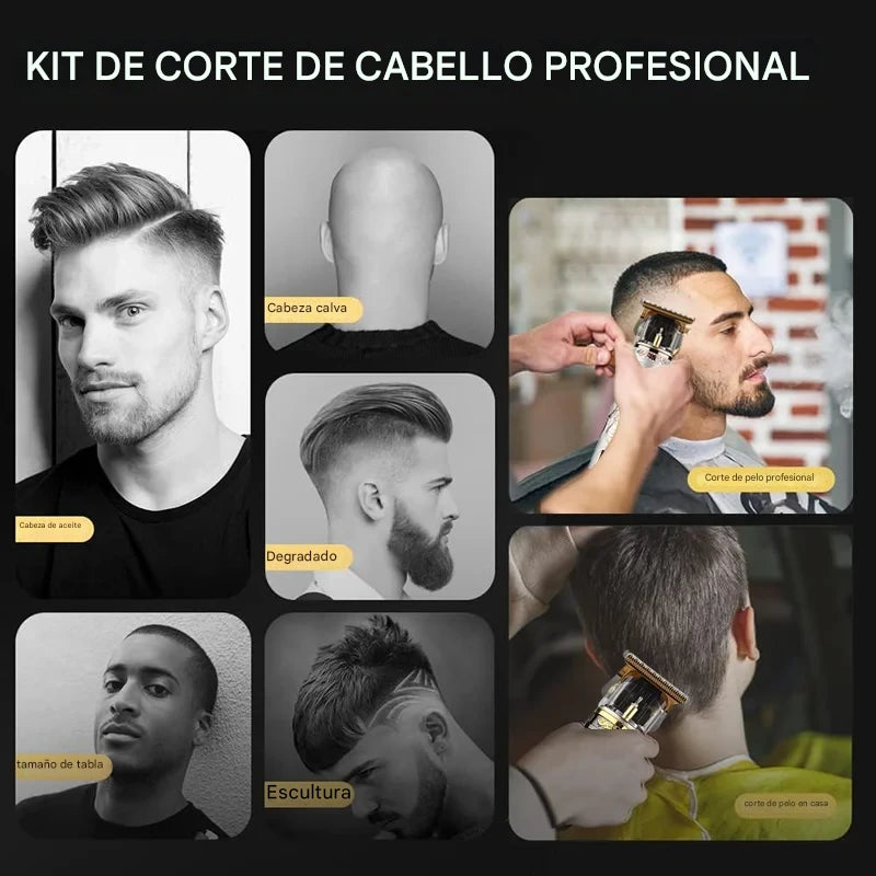 Recortadora Profesional T-Blade con Pantalla LED