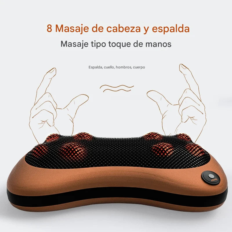 Almohada Masajeadora Shiatsu con Calor
