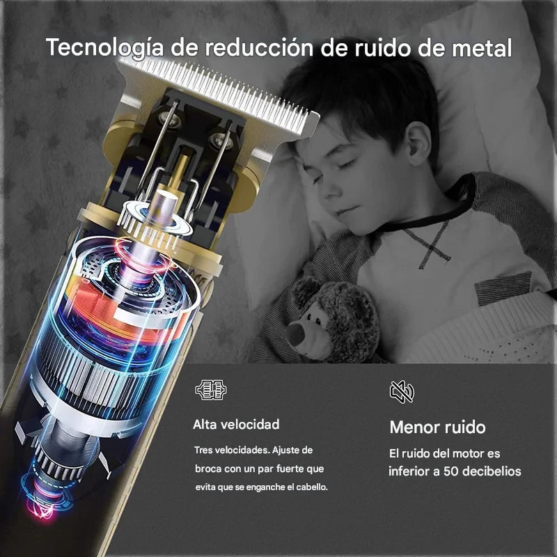 Recortadora Profesional T-Blade con Pantalla LED
