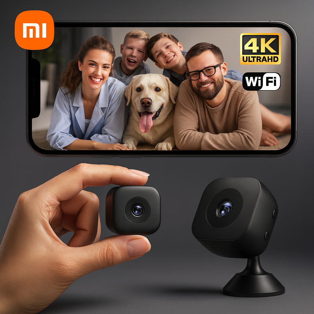 Mini Cámara Inteligente 4K Wi-Fi Xiaomi