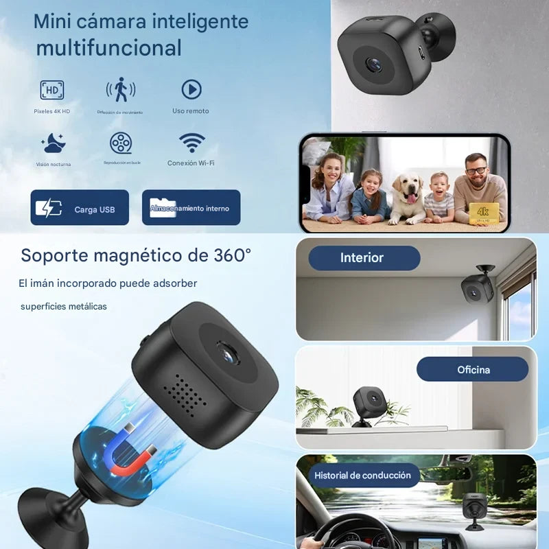 Mini Cámara Inteligente 4K Wi-Fi Xiaomi