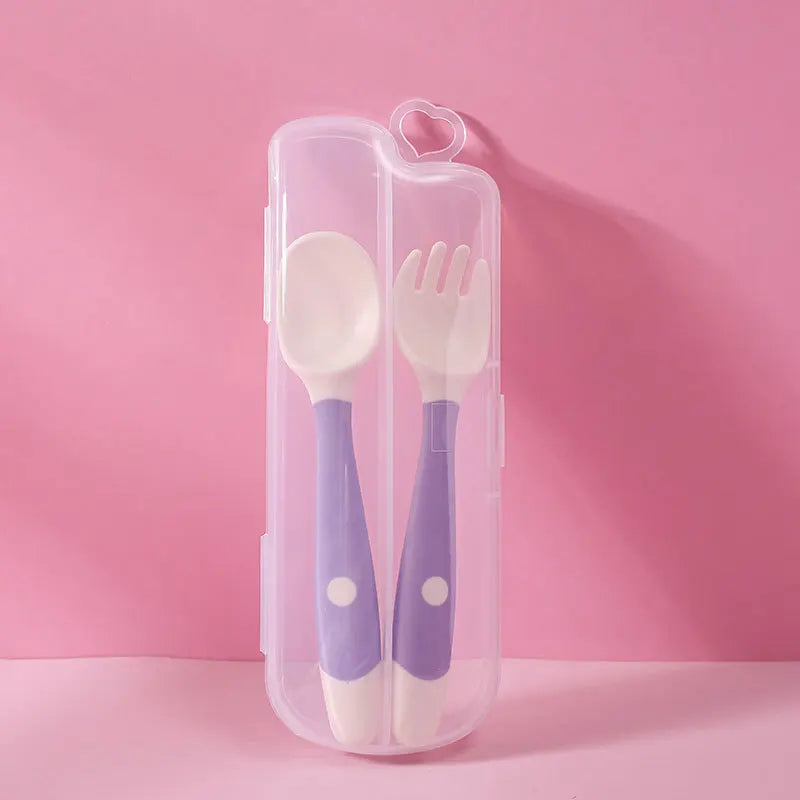 Juego de Cuchara & Tenedor Infantiles Ergonómicos