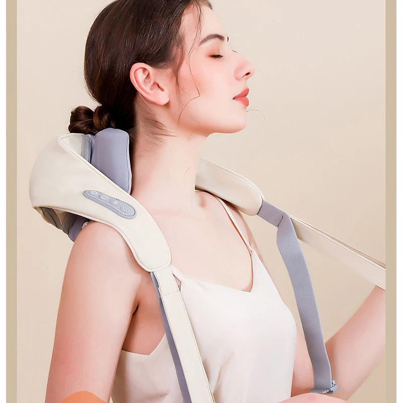 Masajeador de Cuello y Hombros Shiatsu con Calor