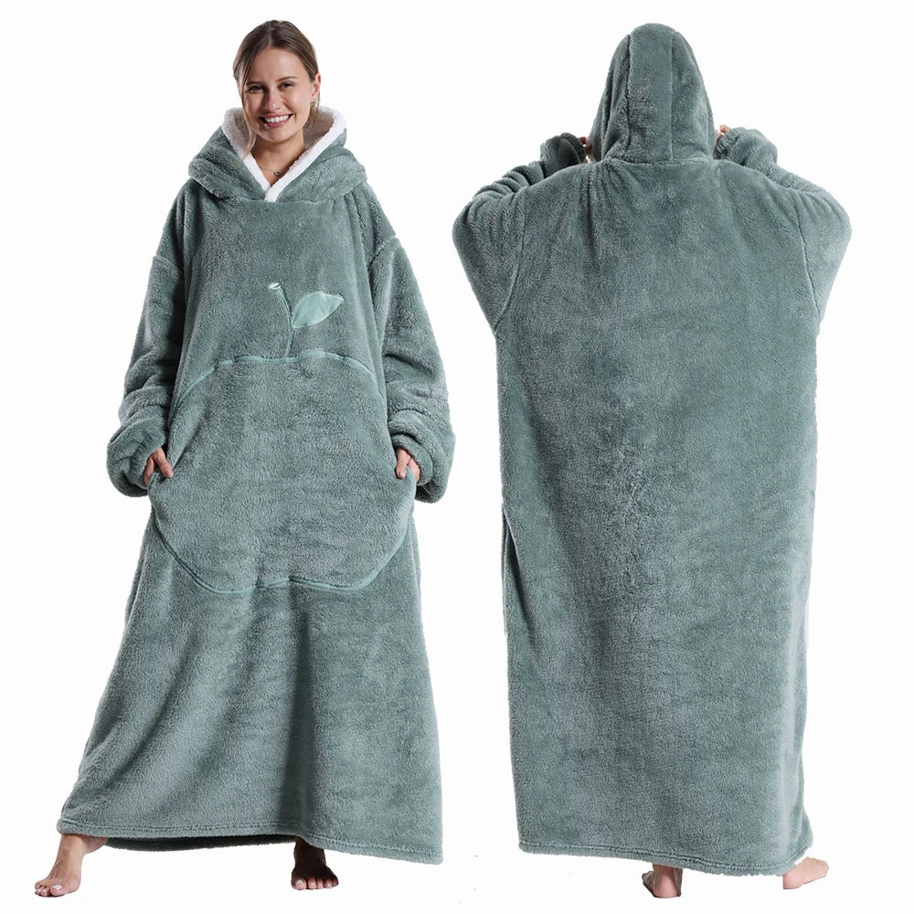 Manta de Sudadera con Capucha