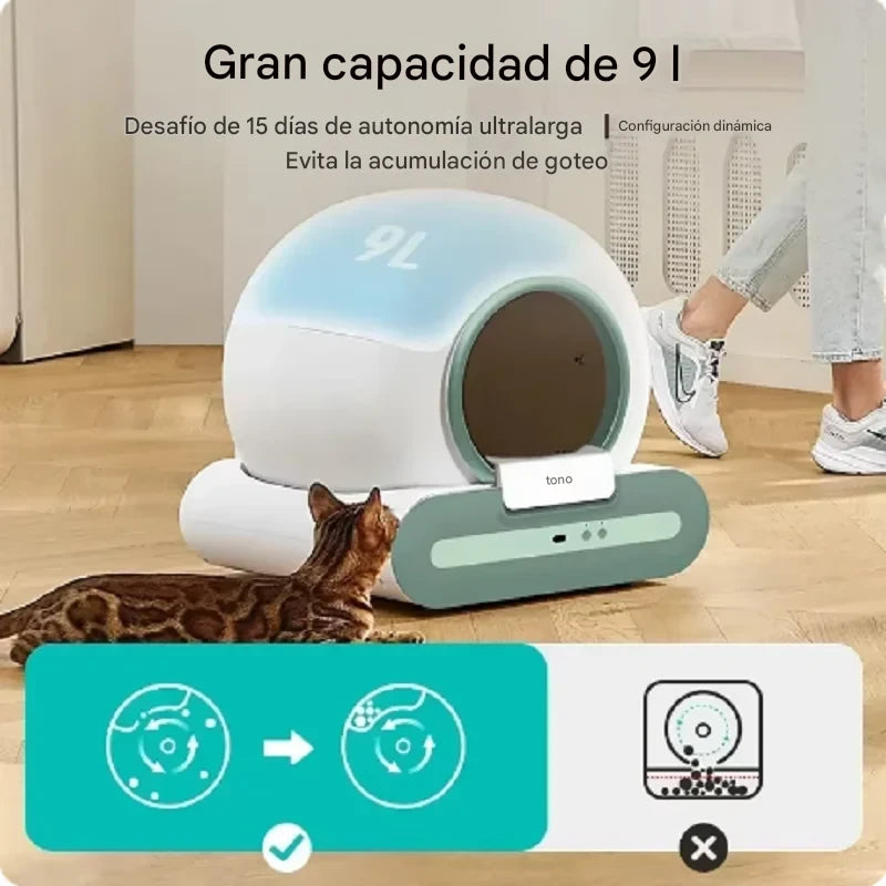 Arenero Automático Inteligente para Gatos