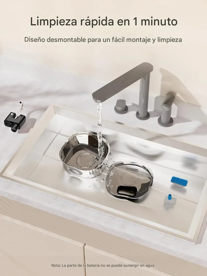 Fuente Bebedero para Mascotas en Acero Inox