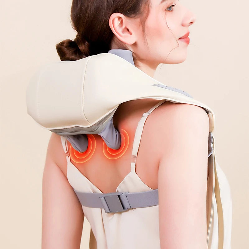 Masajeador de Cuello y Hombros Shiatsu con Calor