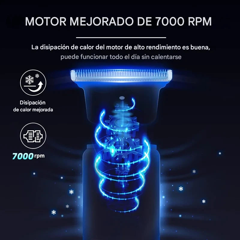Recortadora Profesional T-Blade con Pantalla LED