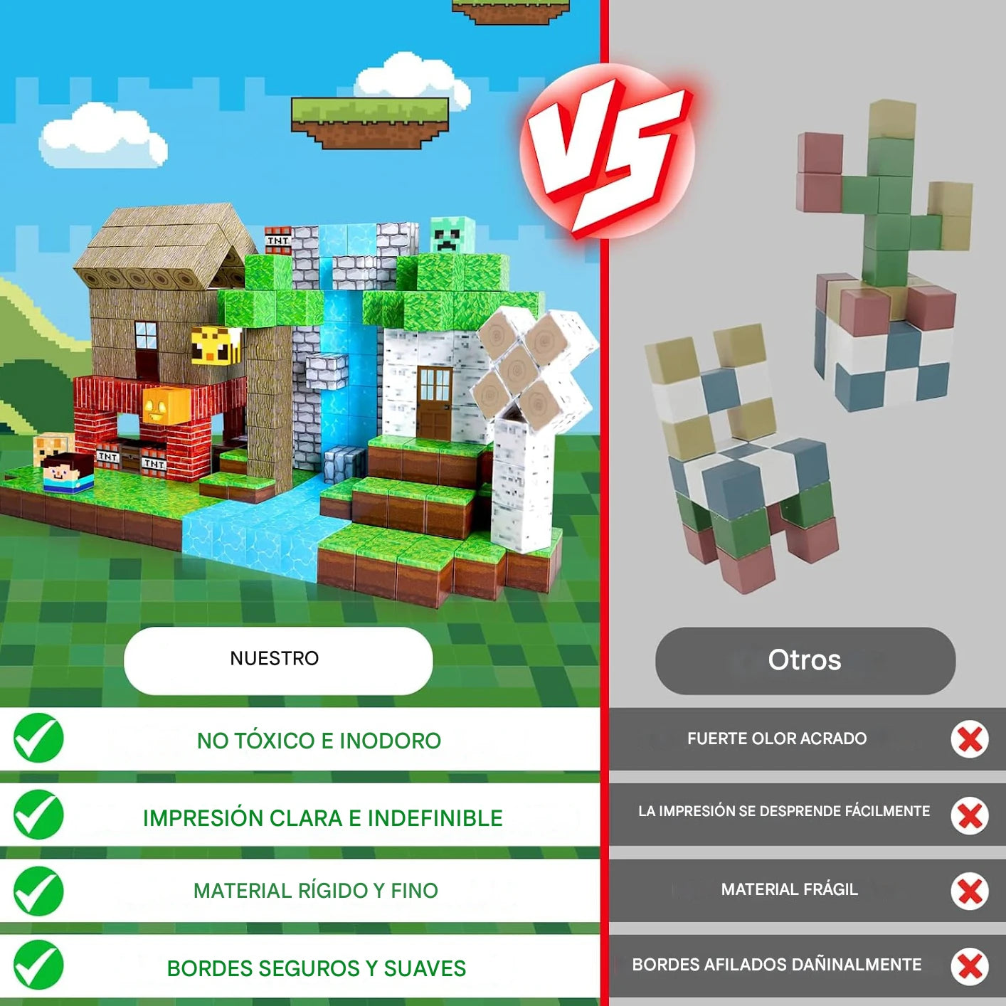 Kit de Construcción Mundo de Bloques 3D