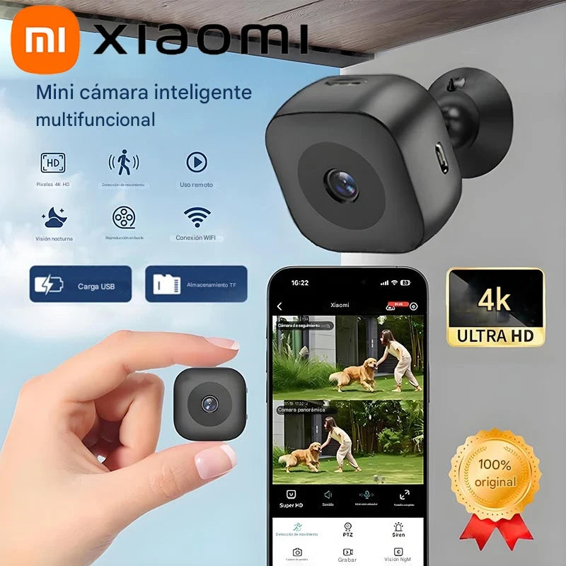 Mini Cámara Inteligente 4K Wi-Fi Xiaomi