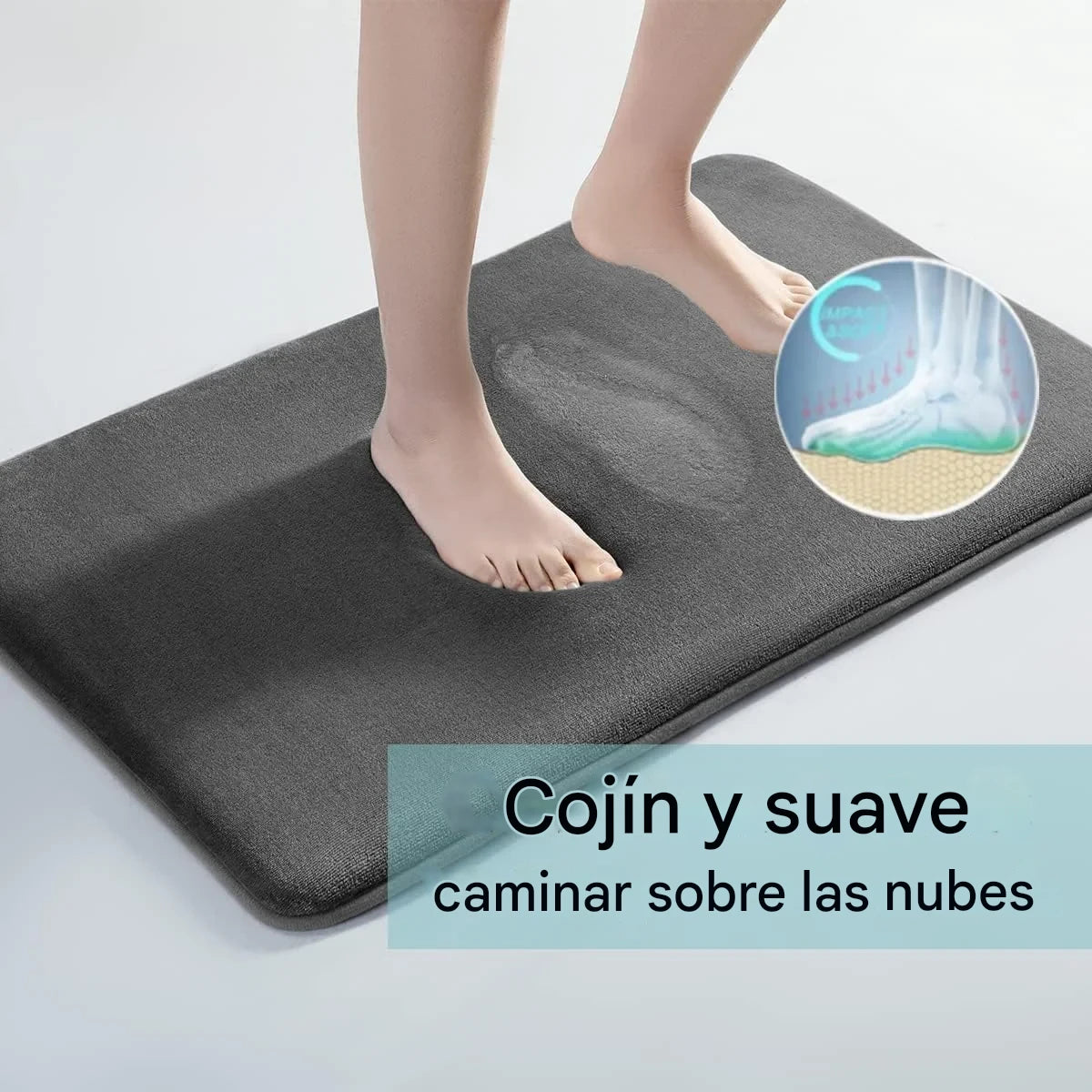 Alfombra de Baño Memory Foam Antideslizante