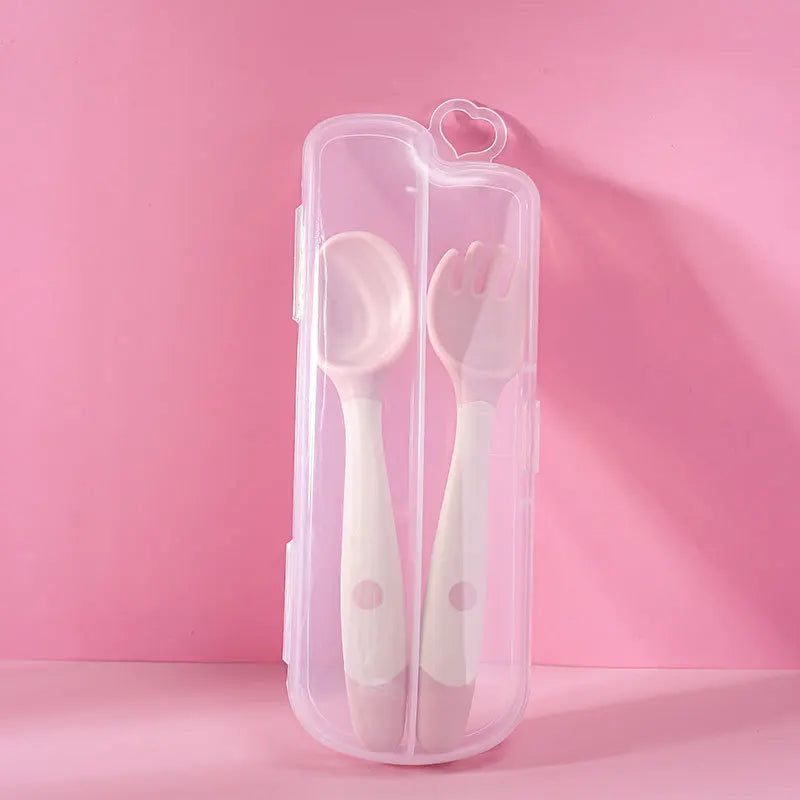 Juego de Cuchara & Tenedor Infantiles Ergonómicos